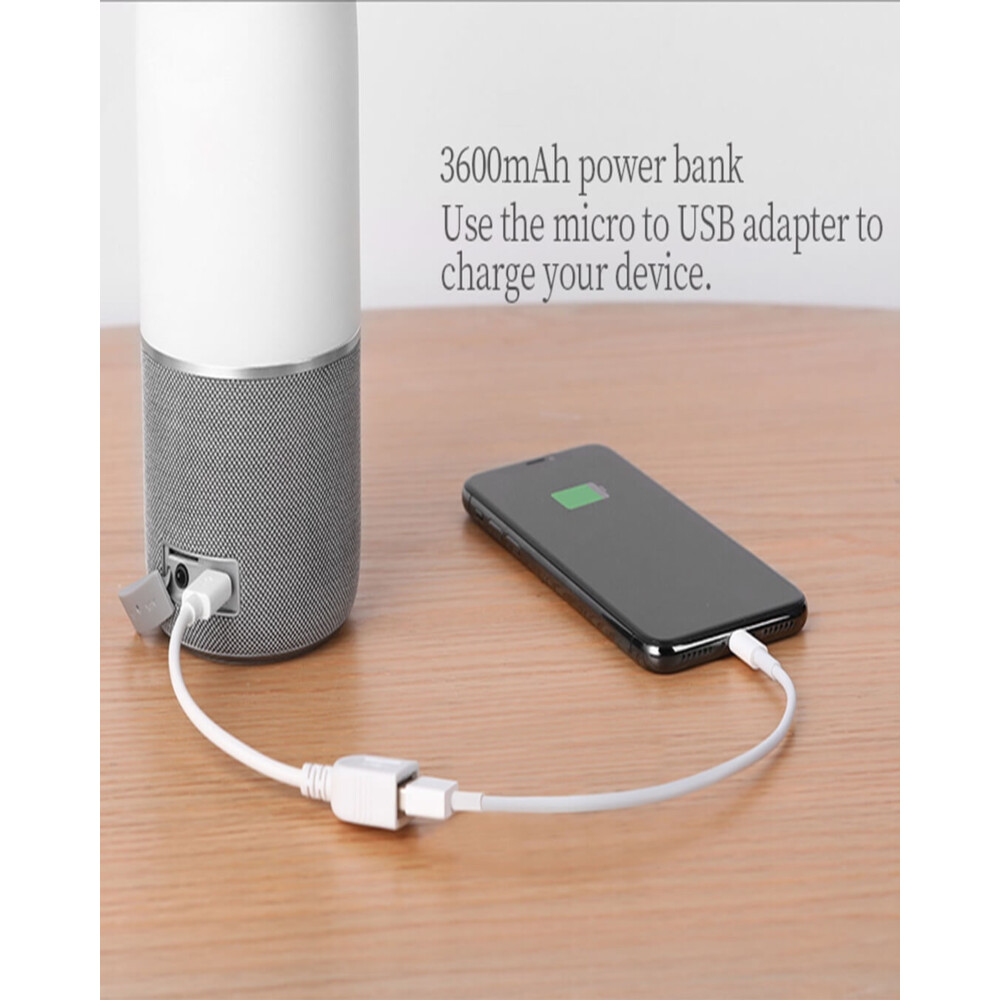 MC3 PRO Wireless Bluetooth 360° Sound Lautsprecher mit Lampe