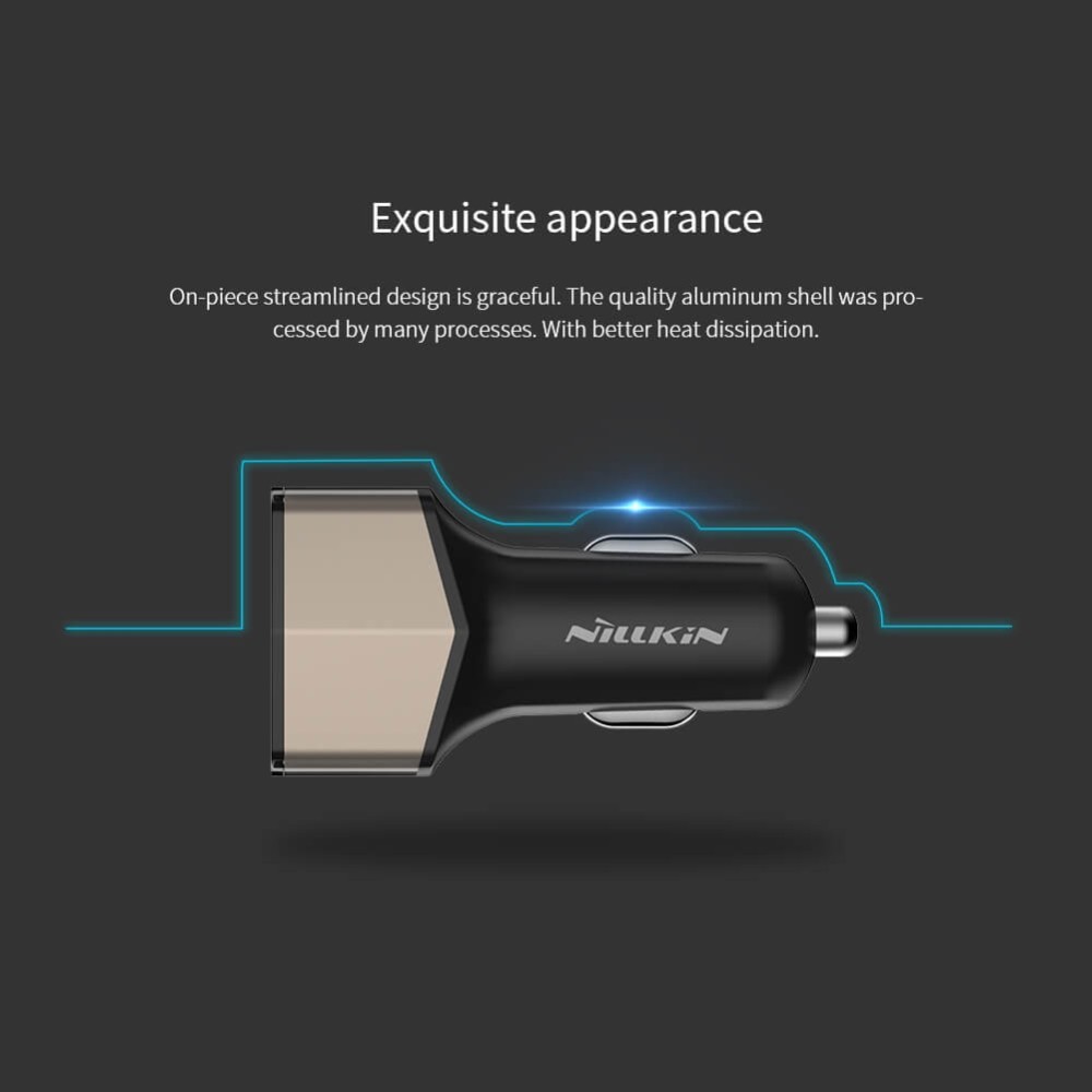 Celerity autolaadija QC 3.0 Max 6.4A 32W (3USB)