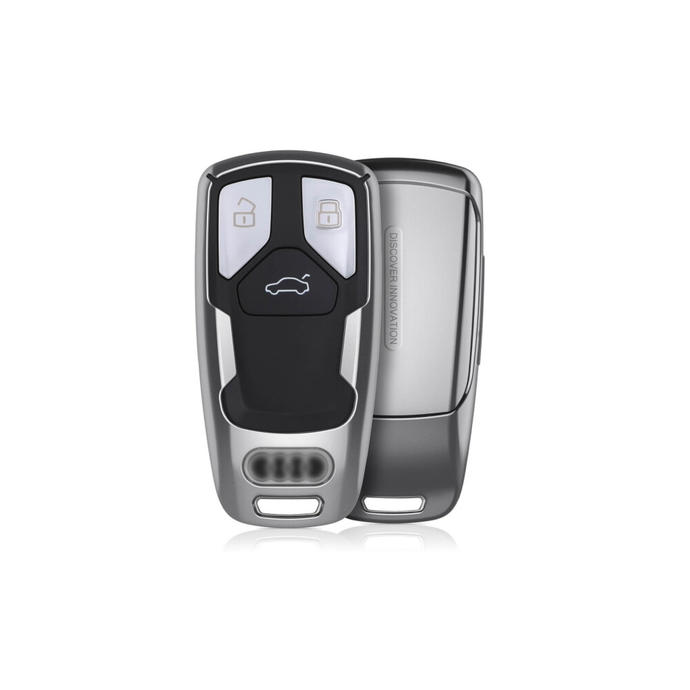 Audi A4L A4 A5 TT RS TT TTS Car Key Case Cover-Gris