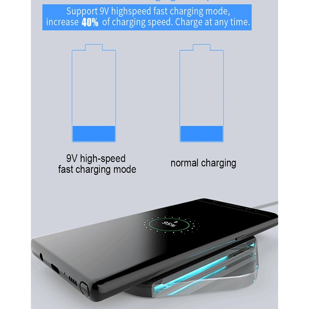 Magische kubus snelle draadloze Qi-oplader (Fast Charge Edition)