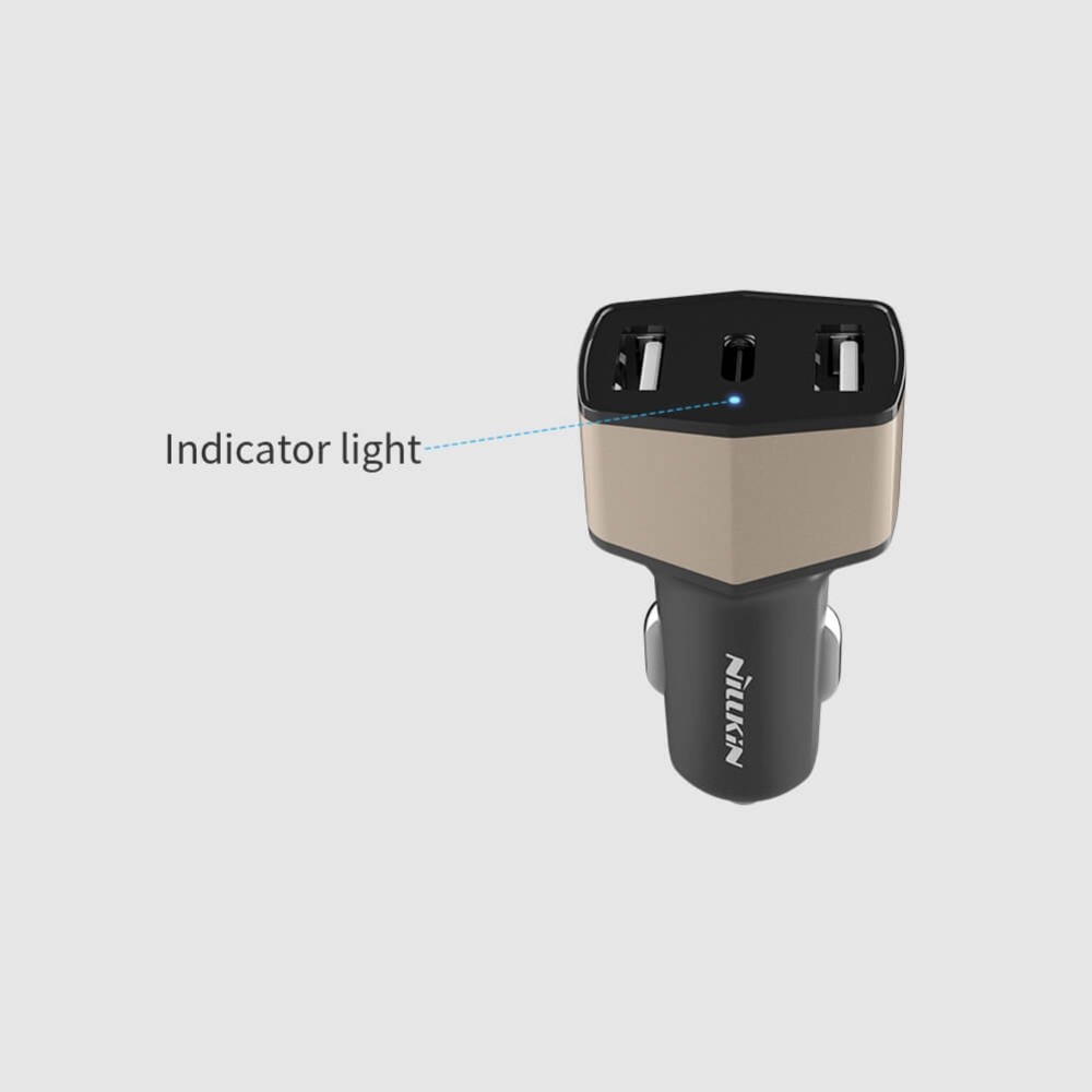 Celerity autolaadija QC 3.0 Max 6.4A 32W (3USB)