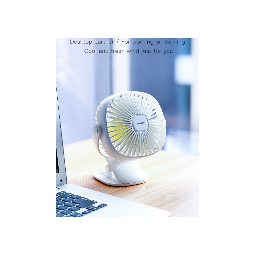 Portable clamping fan Fan lights Rechargeable 2000mAh