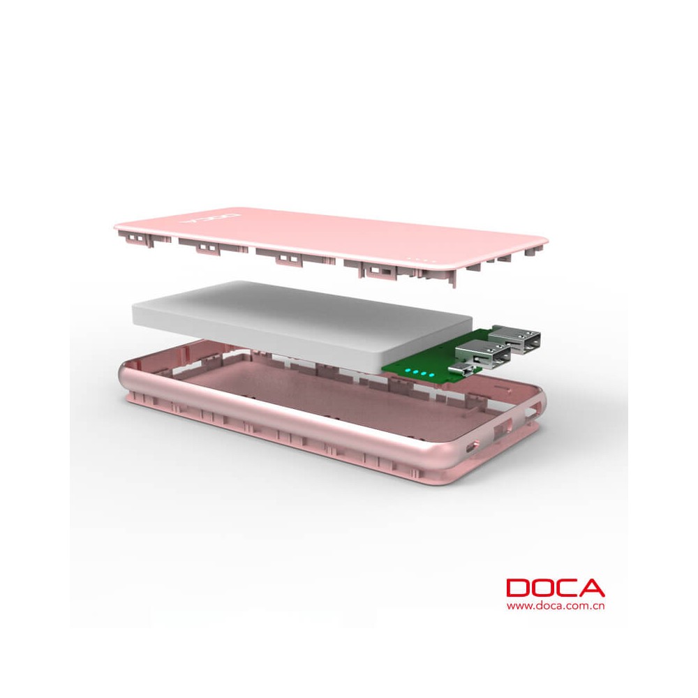 Powerbanka DOCA D607 10 000 mAh Ultradünn