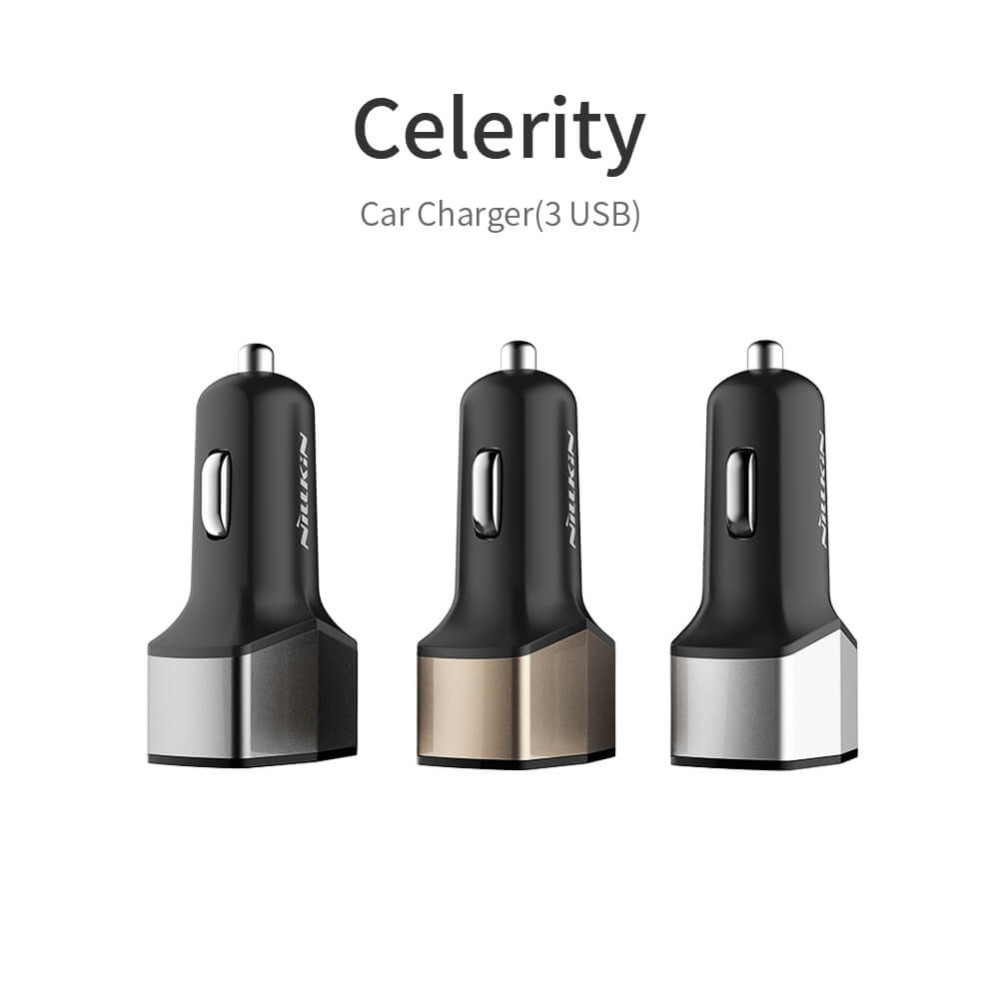 Celerity autolaadija QC 3.0 Max 6.4A 32W (3USB)