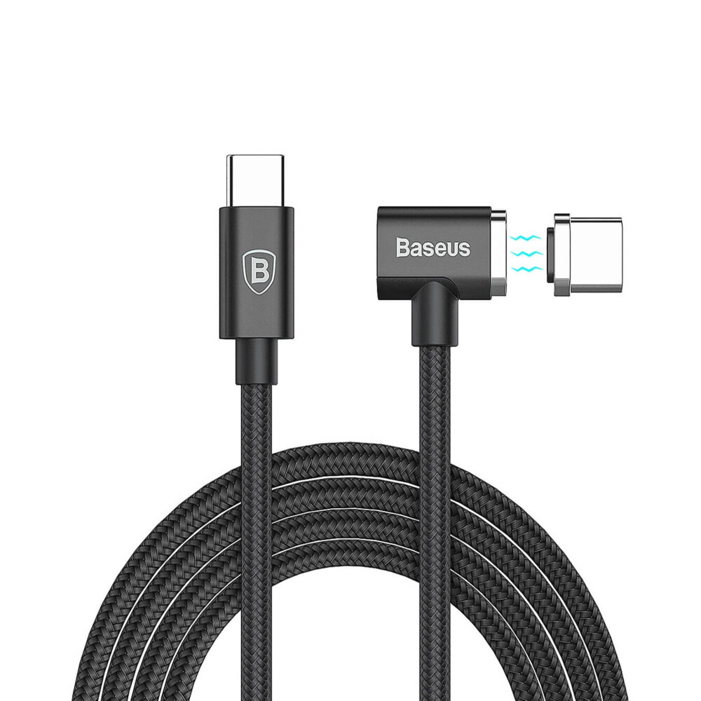 Cable de carga magnético Baseus Cable de datos tipo C a tipo C 1,50 m 4,3 A