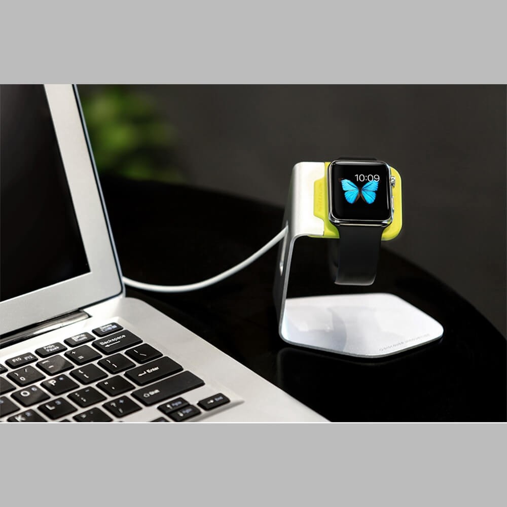 Apple Watch C·Stand Qi laddare dockningsstation i aluminium