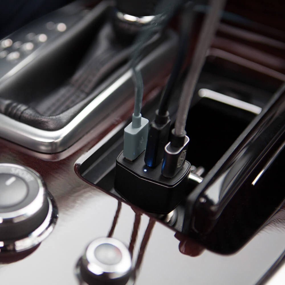 Celerity autolaadija QC 3.0 Max 6.4A 32W (3USB)