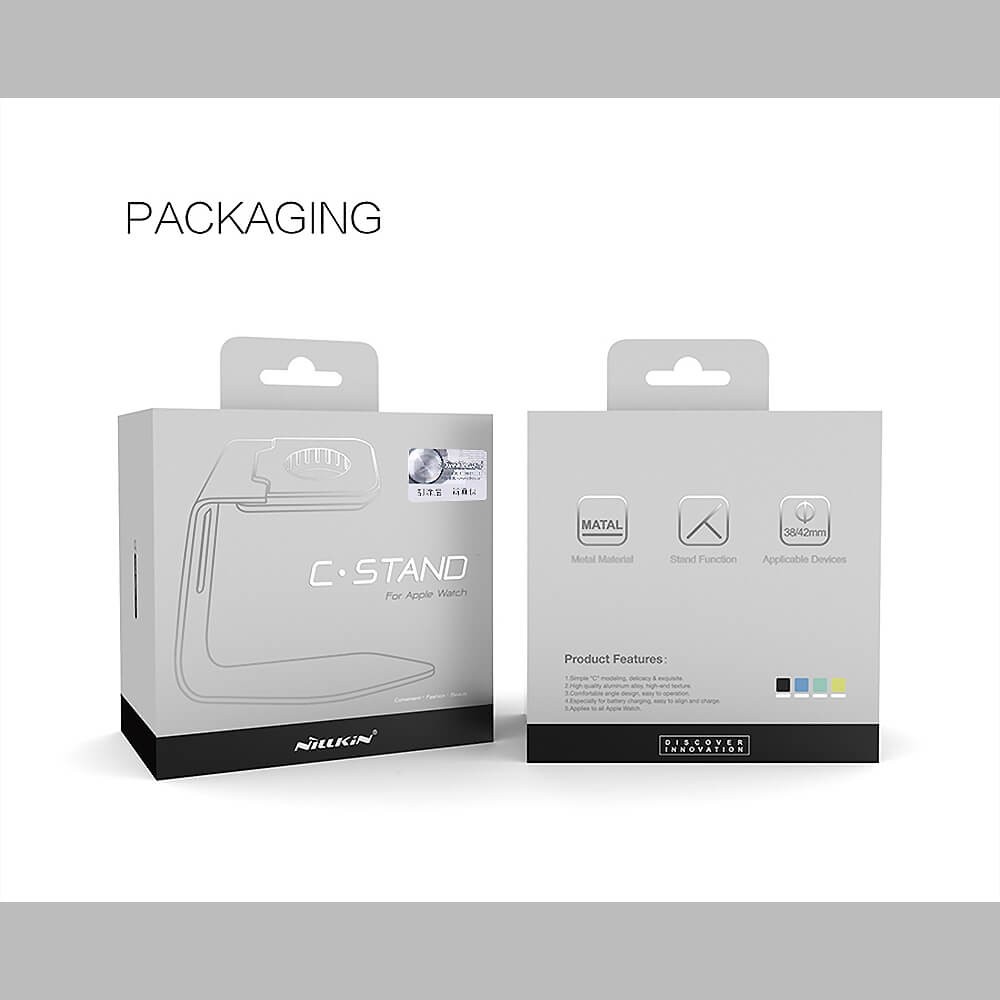 Apple Watch C·Stand Qi laddare dockningsstation i aluminium