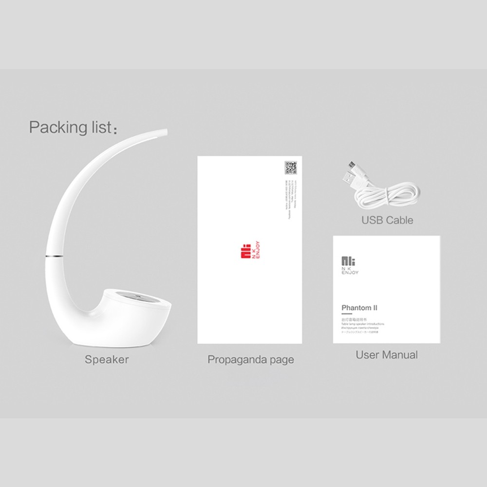 Phantom Ⅱ Bluetooth kõlar koos lambiga