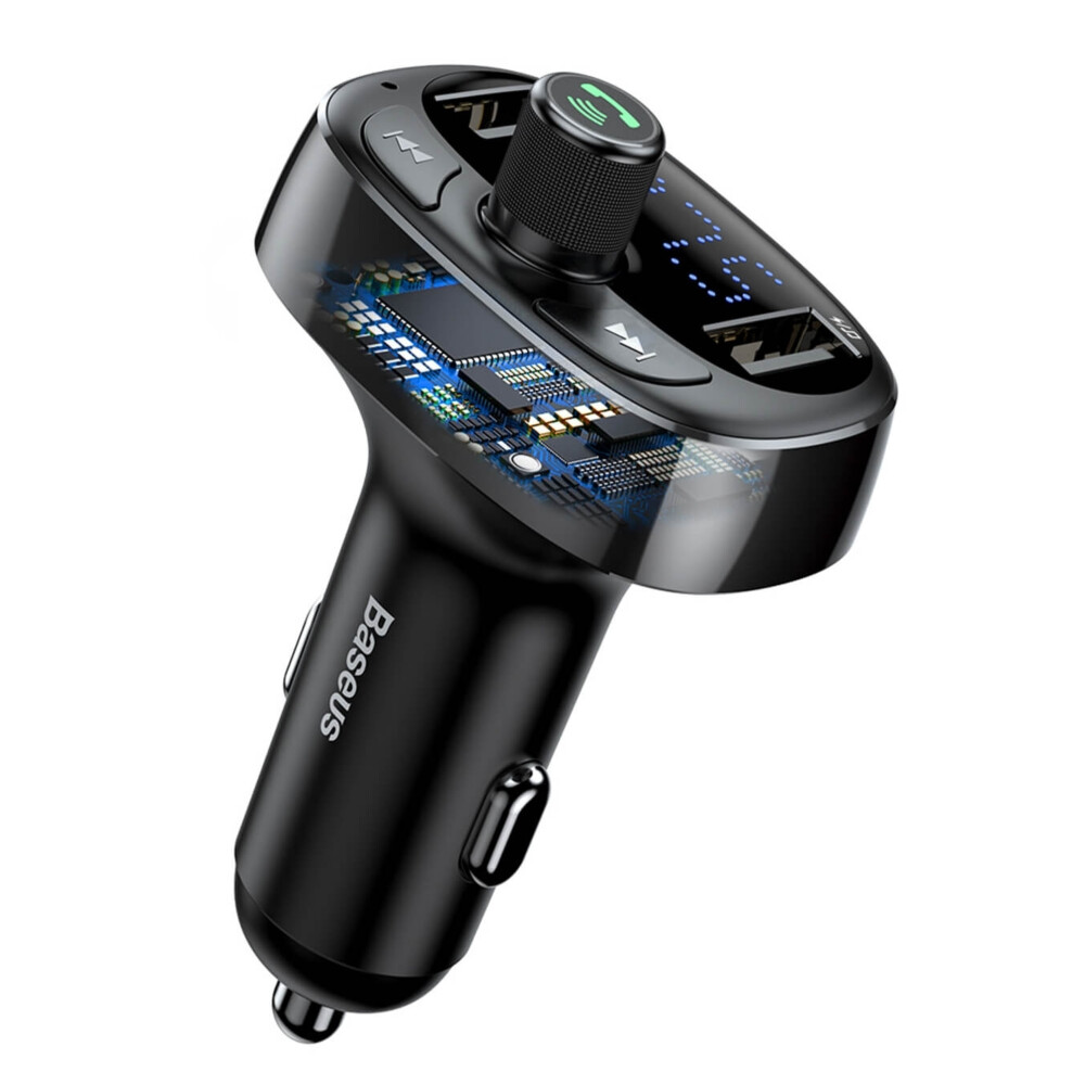 Cargador MP3 Bluetooth Coche Dual 3.4 USB QC 3.0