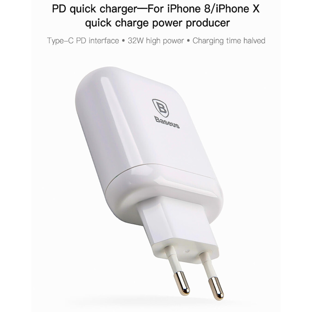 Bojure SeriesType C PD+U QC cargador de cable 32W USB C / Lightning 1M