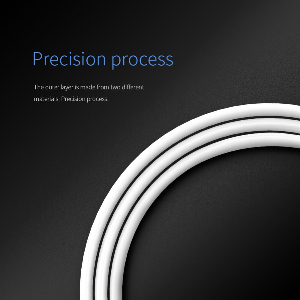 Cable Nillkin USB a Lightning 1m TPE con tacto suave