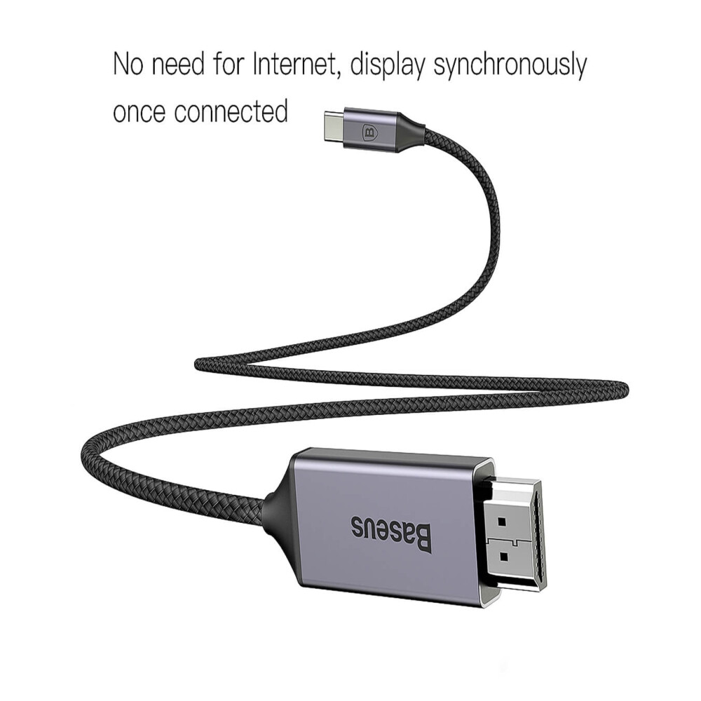 Kabel wideo Typ-C na HDMI 1,80 m 4K, duża prędkość