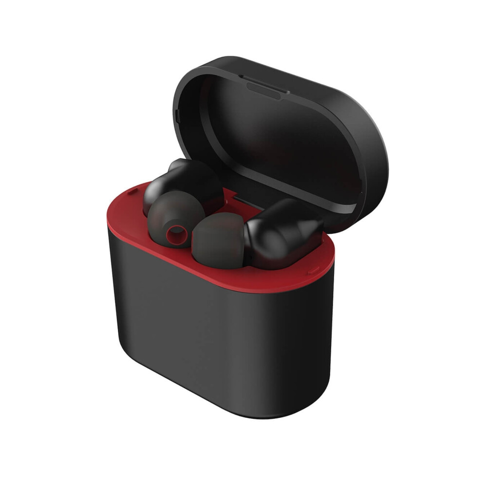 TWS04 TWS Auriculares inalámbricos Kopfhörer Bluetooth 5.0-Negro