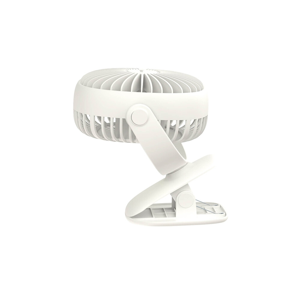 Ventilador de sujeción portátil Luces de ventilador Recargable 2000mAh