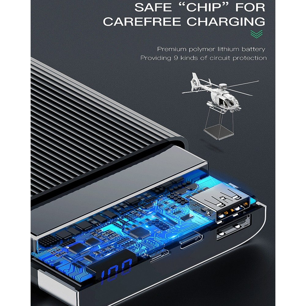 Powerbank Parallel s 20000 mAh, QC 3.0, Power Delivery 3.0 18 W