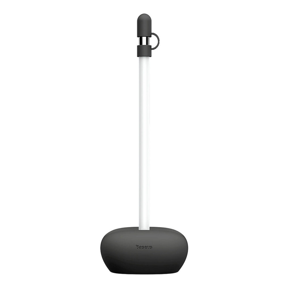 Soporte de silicona para lápiz Apple - Negro