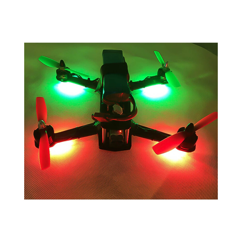 Eachine Wizard X220S LED 12V para soporte de motor 1806 2204 2206-Rojo