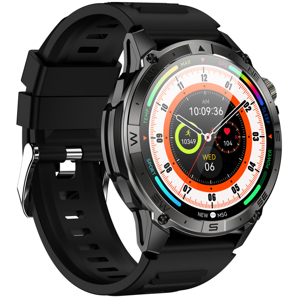 Smartwach GPS Tracking AMOLED Display VG40-Black