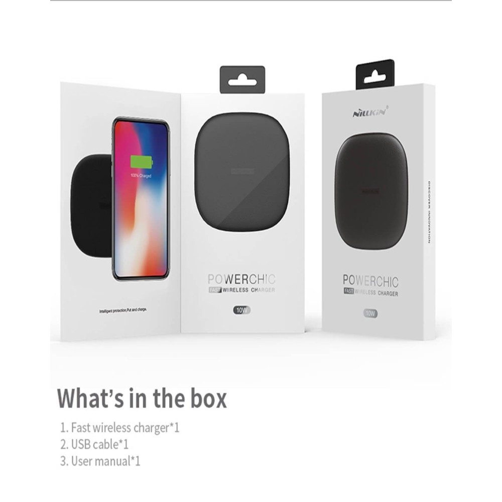 Wireless Inductive Fast Charger QI PowerChic
