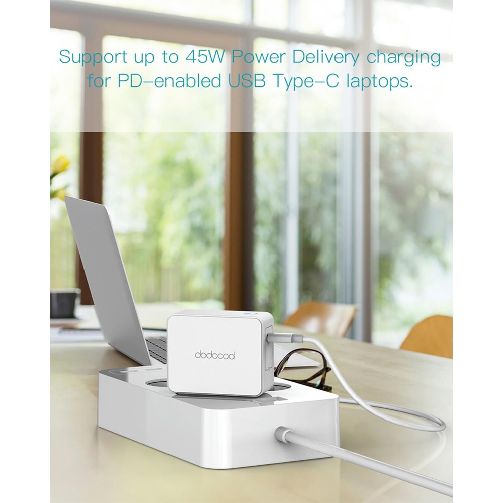 Dodocool DC58 Charger Type-C 3A, 45W, Power Delivery 3.0