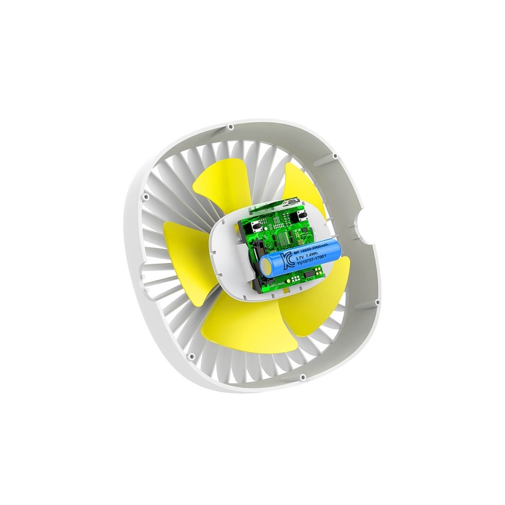 Portable clamping fan Fan lights Rechargeable 2000mAh