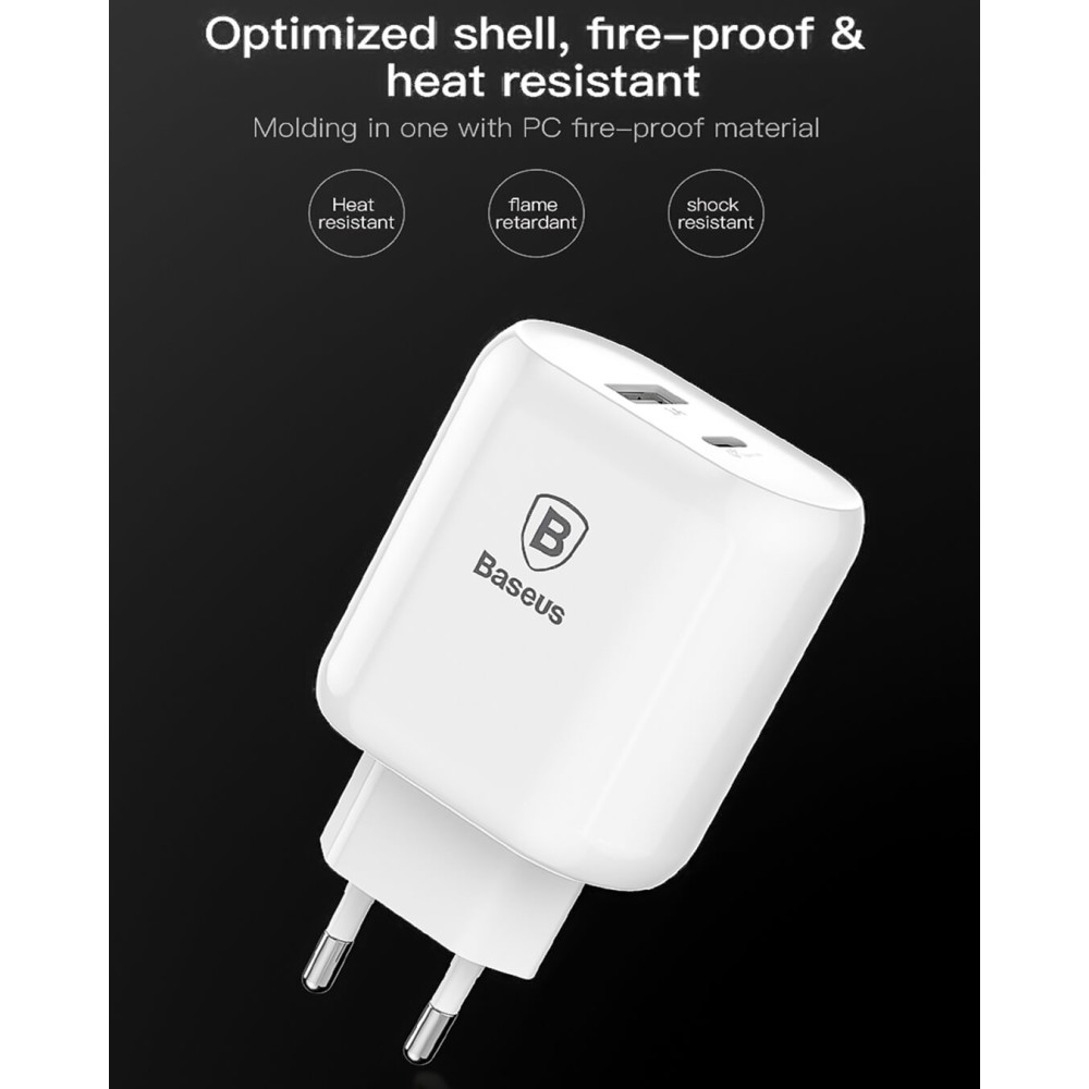 Bojure SeriesType C PD+U QC ladegerät 32W Kabel USB C / Lightning 1M