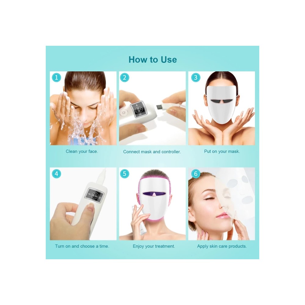 Xpreen Light Therapy Acne Treatment Face Mask