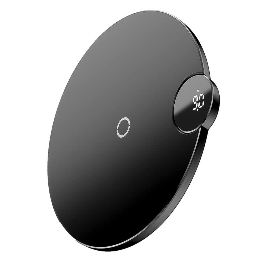 Cargador Qi inalámbrico con pantalla LED digital de 10 W (edición de carga rápida)