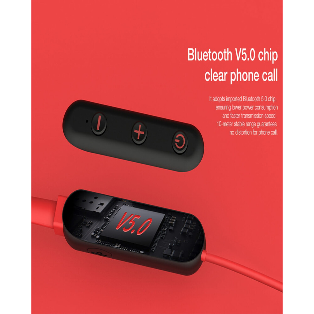 Soulmate Auriculares con banda para el cuello Inalámbricos Bluetooth 5.0
