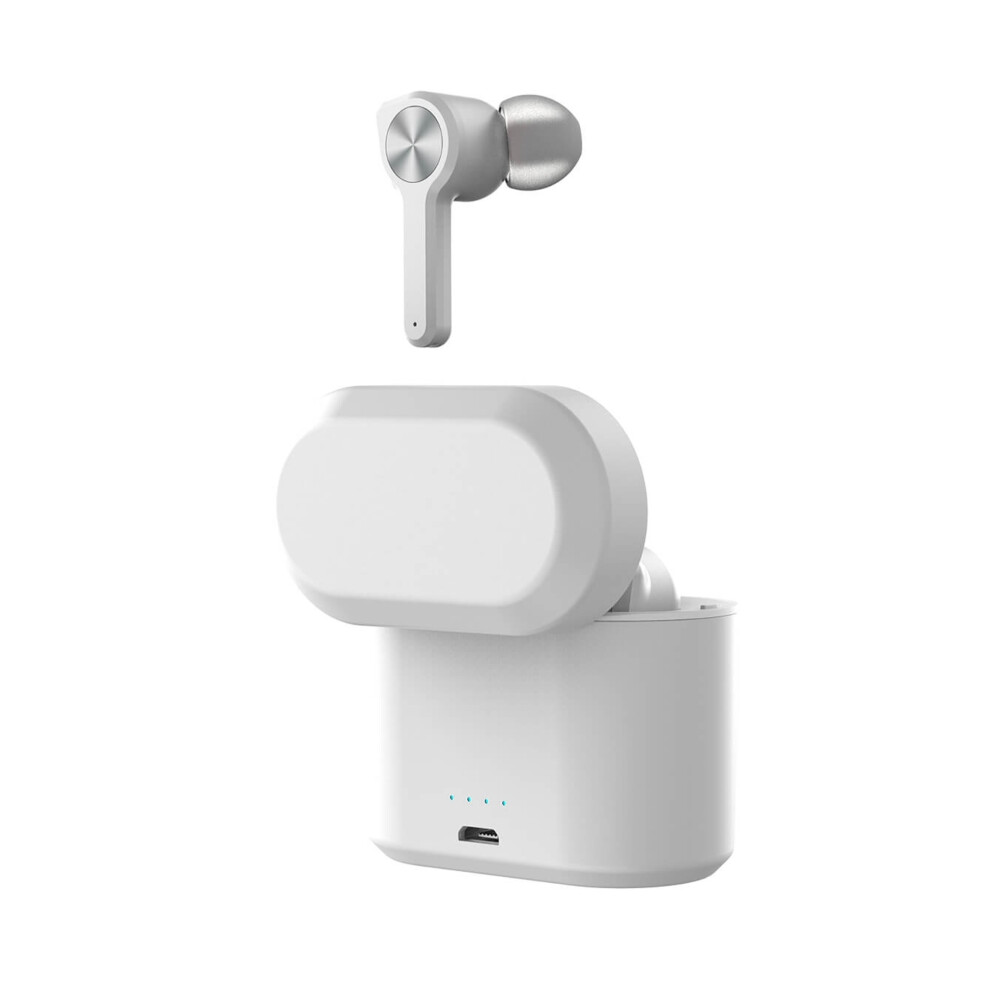TWS04 TWS Auriculares Inalámbricos Kopfhörer Bluetooth 5.0-Blanco