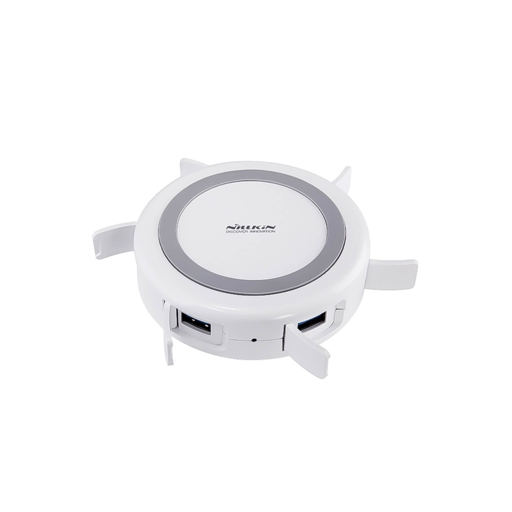 NILLKIN Hermit Cargador Qi Multifuncional Inalámbrico USB 3.0