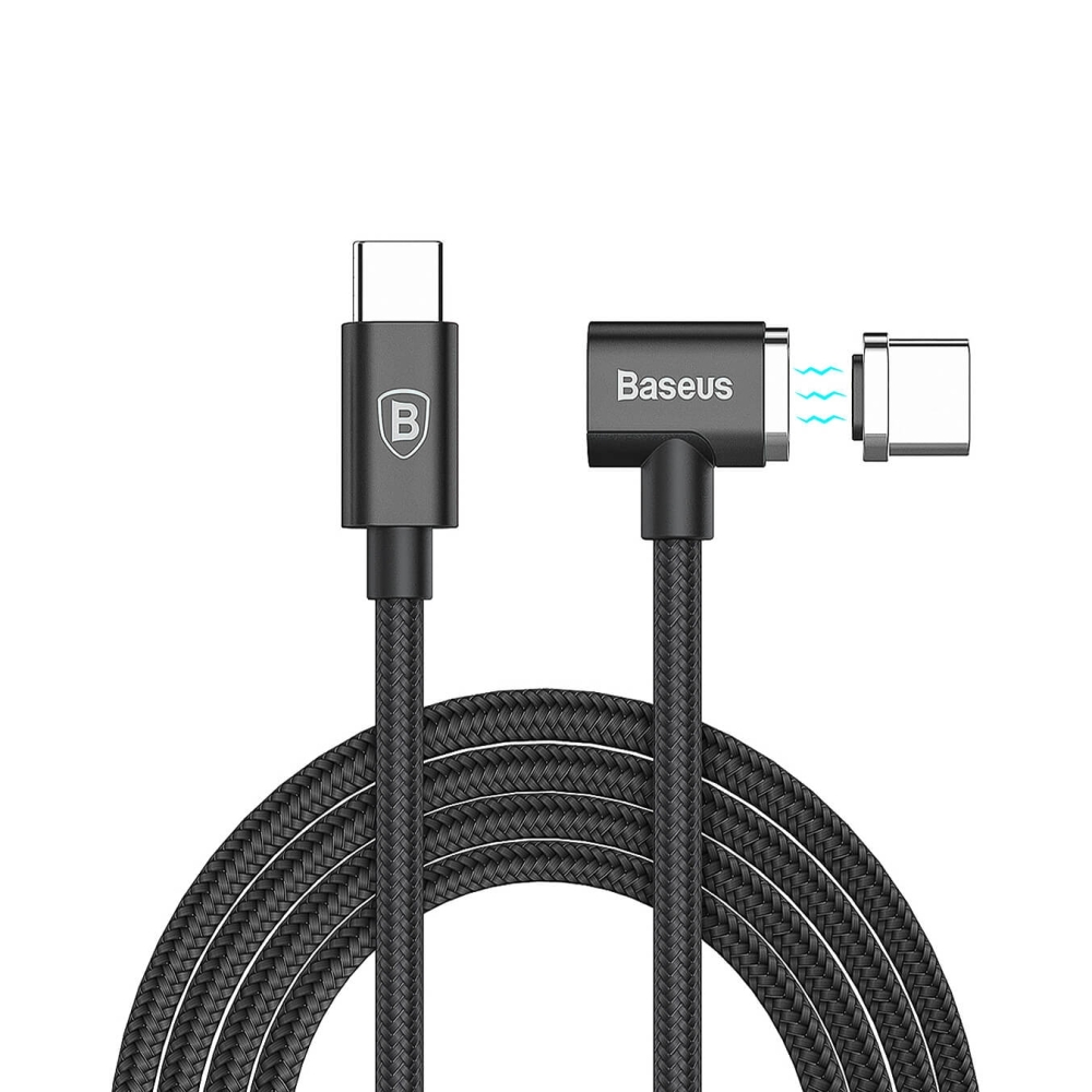 Baseus magneetlaadkabel Type-C naar Type-C 1,50m 4,3A datakabel