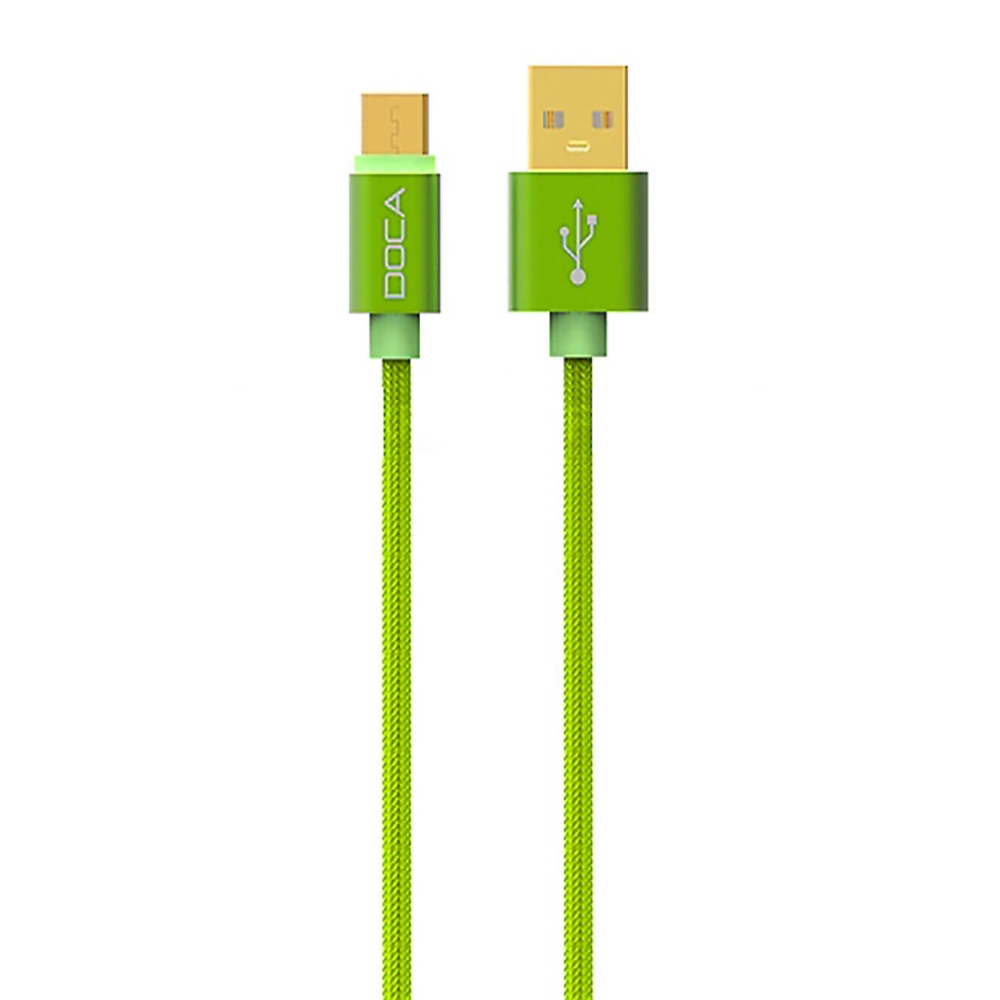 Android Doca Kabel USB zu Typ-C 1m 2,4A Datenkabel - Grün