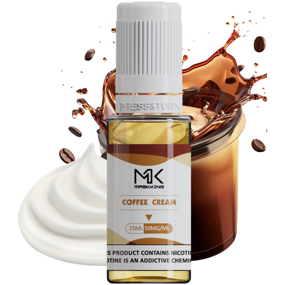 Premium e-liquid μπουκάλια 15ml για ηλεκτρονικά τσιγάρα Κρέμα καφέ νικοτίνης 2%
