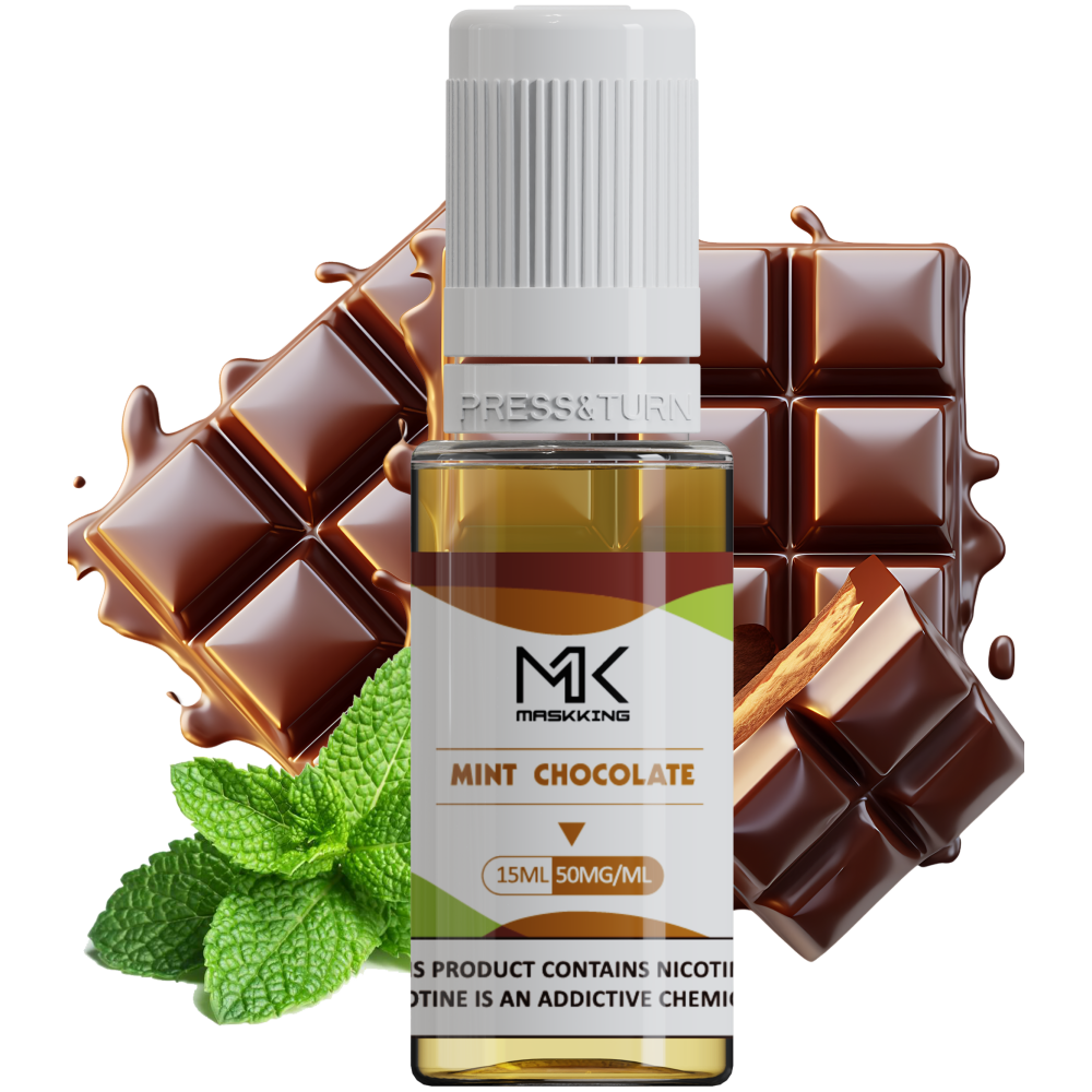 Prémiové e-liquid 15ml lahvičky pro e-cigarety 2% nikotin-mátová čokoláda