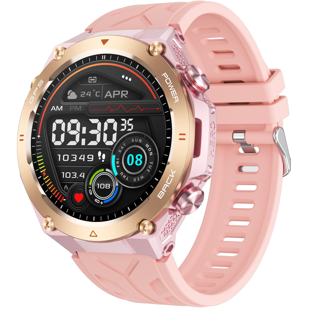 Smartwach GPS Tracking Smart Watch VG41-Pink