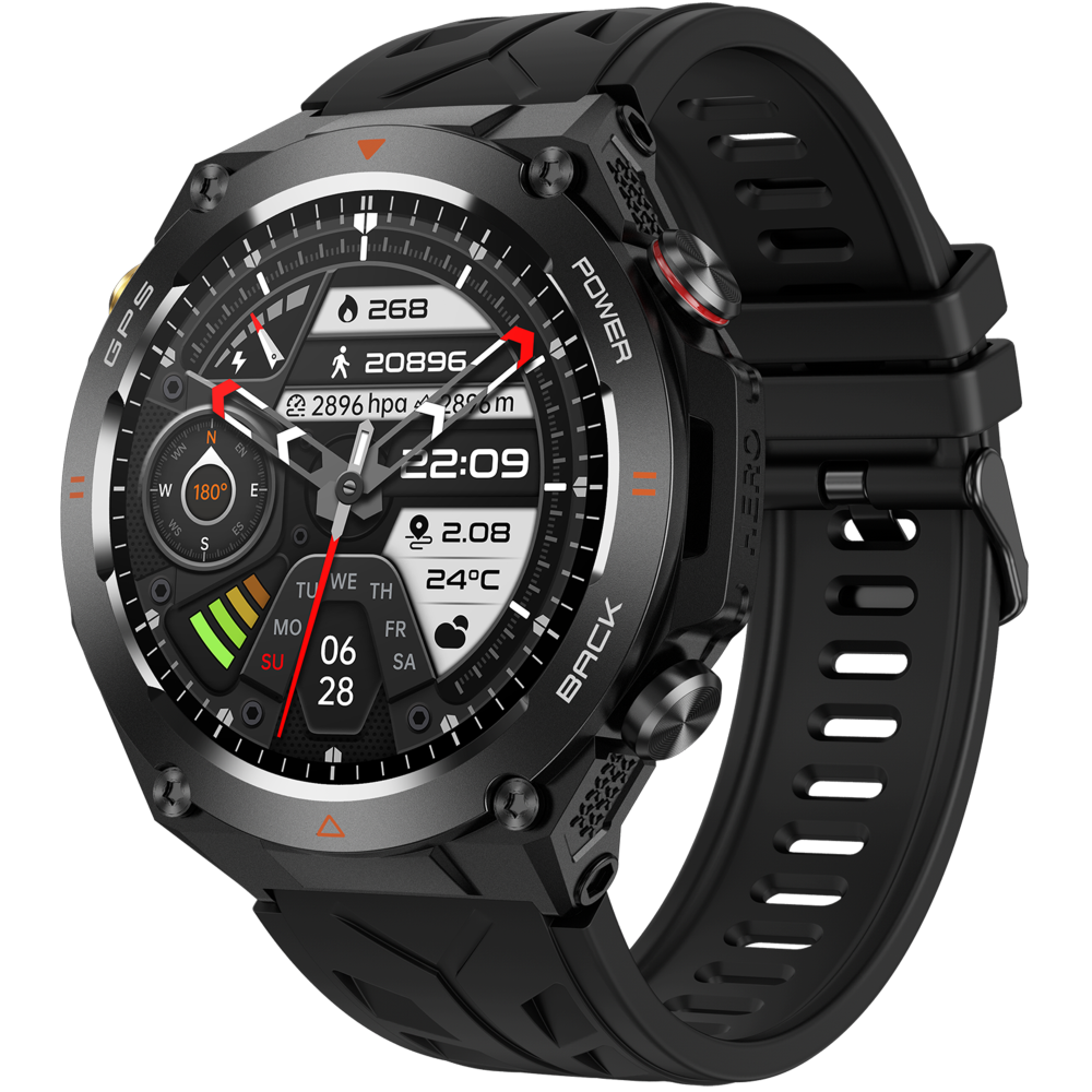 Smartwach GPS Tracking Smart Watch VG41-Black