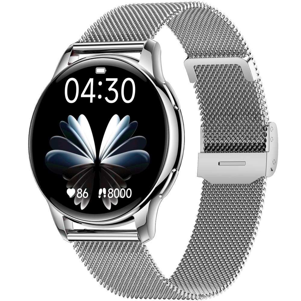 Mode Hybrid Smart Watch Mænd Kvinder Activity Tracker VL39 PRO-Sølv-Metal