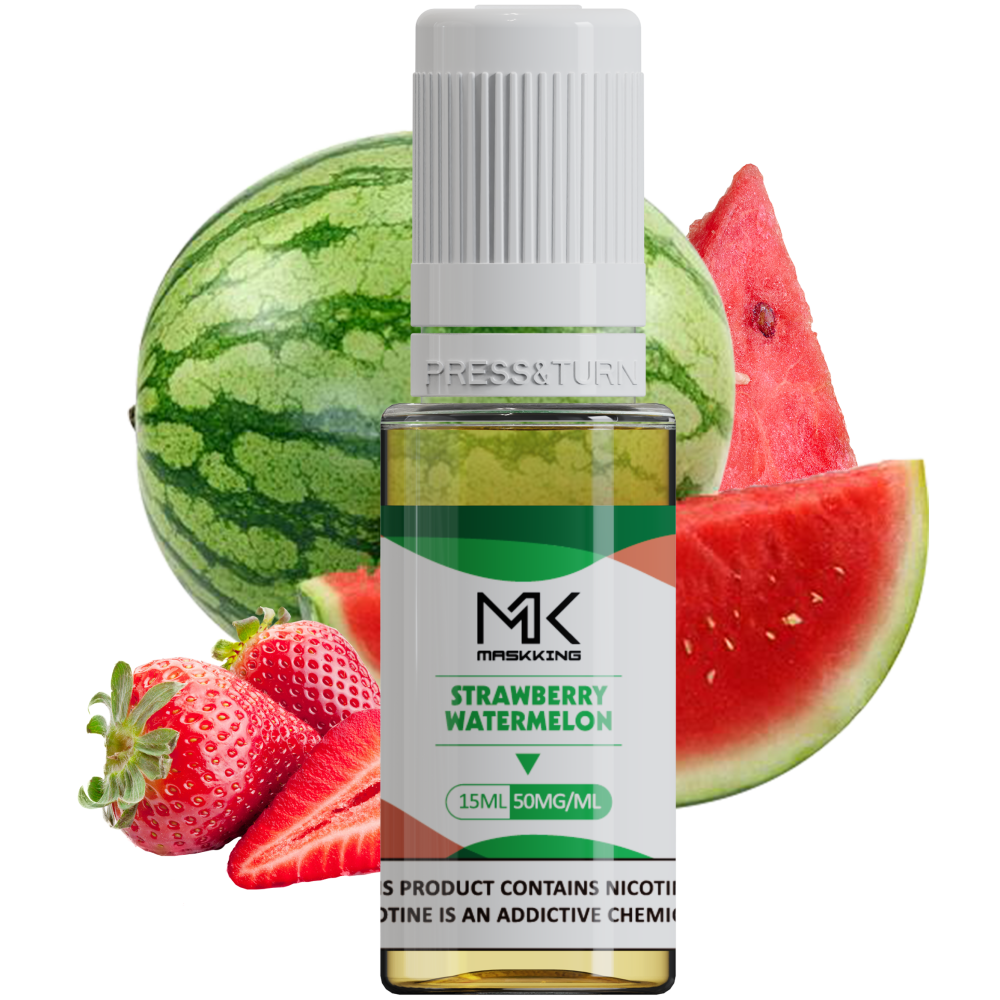 Premium E-Liquid 15 ml pudelid e-sigareti jaoks 2% nikotiini-arbuusi maasikaga