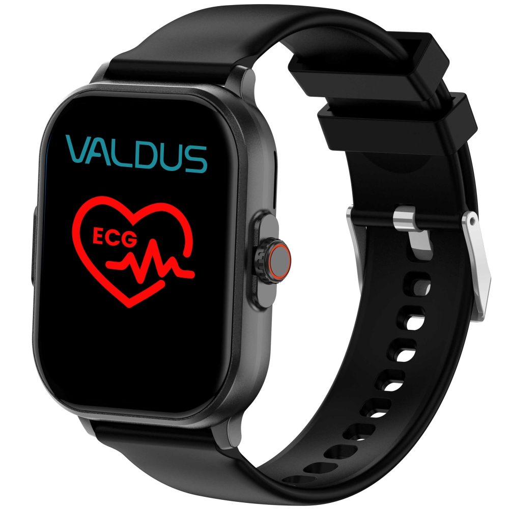 Smart Watch Android Health ECG PPG Wrist Monitoring VE12-Black