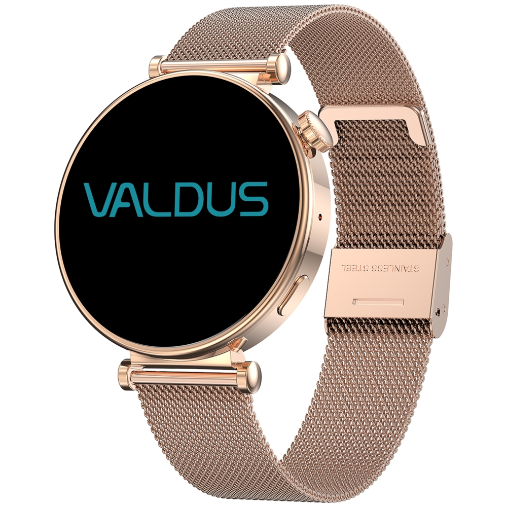Fashion Hybrid Smart Watch Men Women Activity Tracker VL41-Gold-Metal