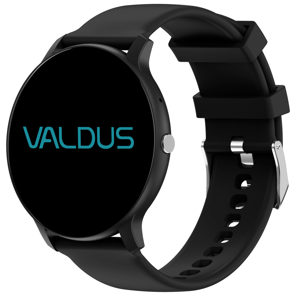 Moda Hibrit Akıllı Saat Erkek Kadın Aktivite Takipçisi-Siyah