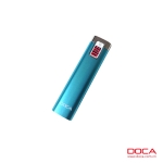 DOCA D516 Powerbank met 2600mAh Mini Portable-Blauw