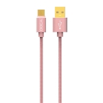 Android Doca Kabel USB zu Typ-C 1m 2.4A Datenkabel -Rosa