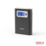 DOCA D568 10400mAh Powerbank with LCD Display-Black