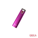 DOCA D516 Powerbank with 2600mAh Mini Portable-Pink