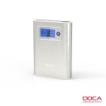 DOCA D568 10400mAh Powerbank with LCD Display-Gray
