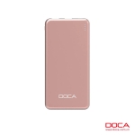 DOCA D607 10,000mAh Powerbank Ultradünn-Pink