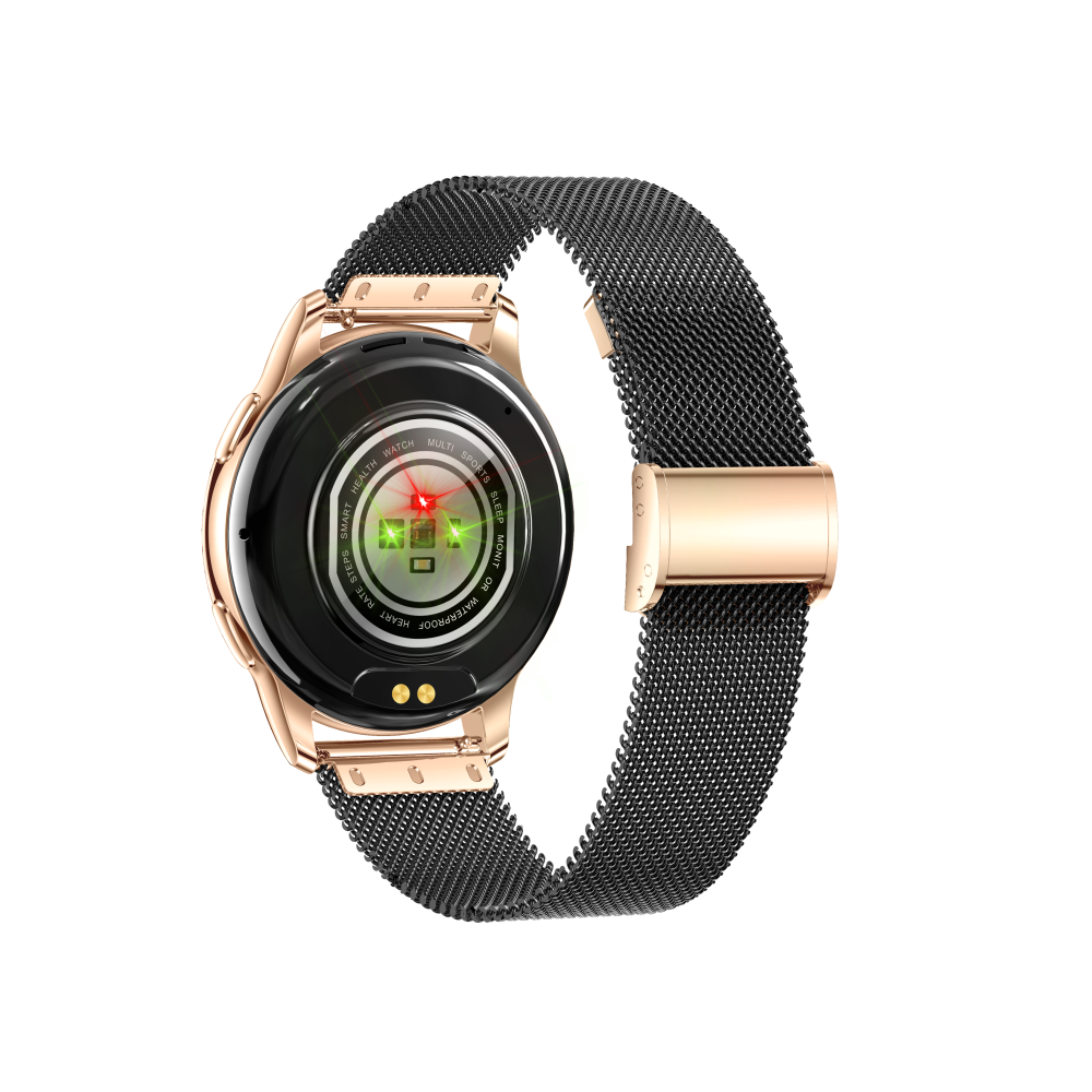 Mode Hybride Smartwatch Mannen Vrouwen Activiteit Tracker VL39 PRO-Zwart